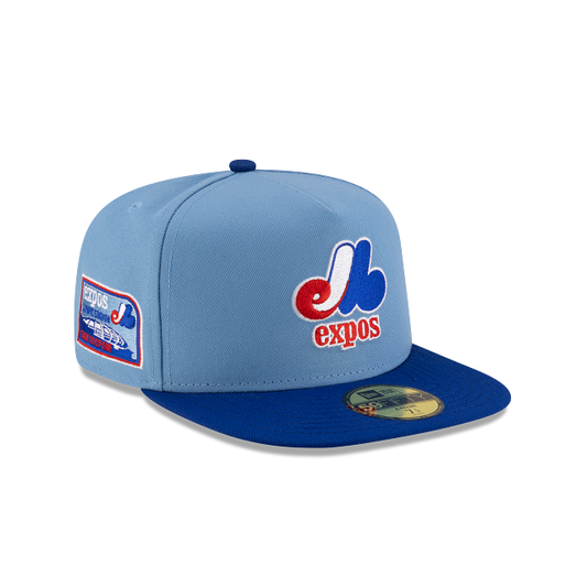 Montreal Expos MLB Sky Blue 59FIFTY Cerrada