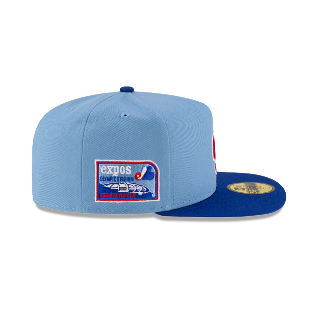 Montreal Expos MLB Sky Blue 59FIFTY Cerrada