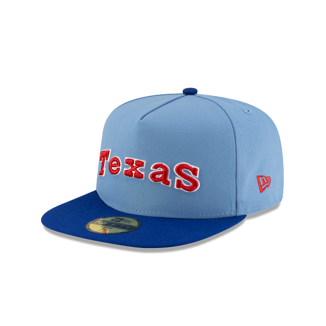 Texas Rangers MLB Sky Blue 59FIFTY Cerrada