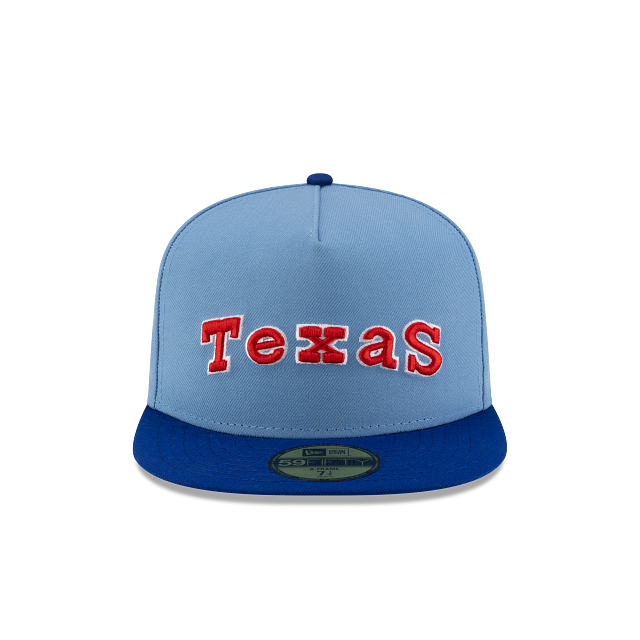 Texas Rangers MLB Sky Blue 59FIFTY Cerrada