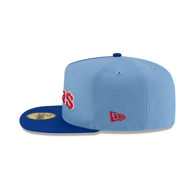 Texas Rangers MLB Sky Blue 59FIFTY Cerrada