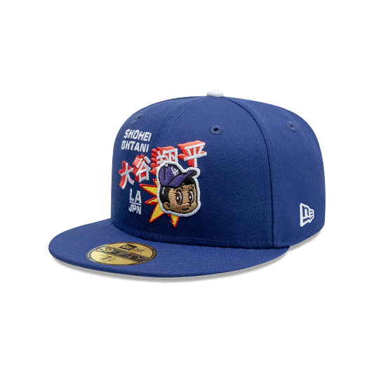 Los Angeles Dodgers MLB Anime Shohei Ohtani 59FIFTY Cerrada Azul
