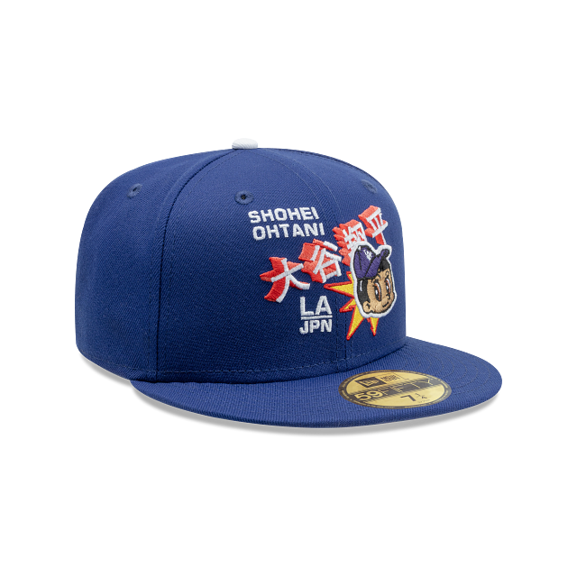 Los Angeles Dodgers MLB Anime Shohei Ohtani 59FIFTY Cerrada Azul