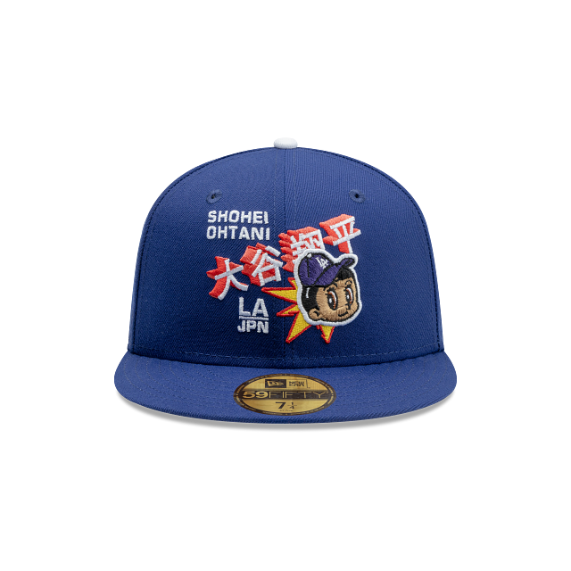 Los Angeles Dodgers MLB Anime Shohei Ohtani 59FIFTY Cerrada Azul