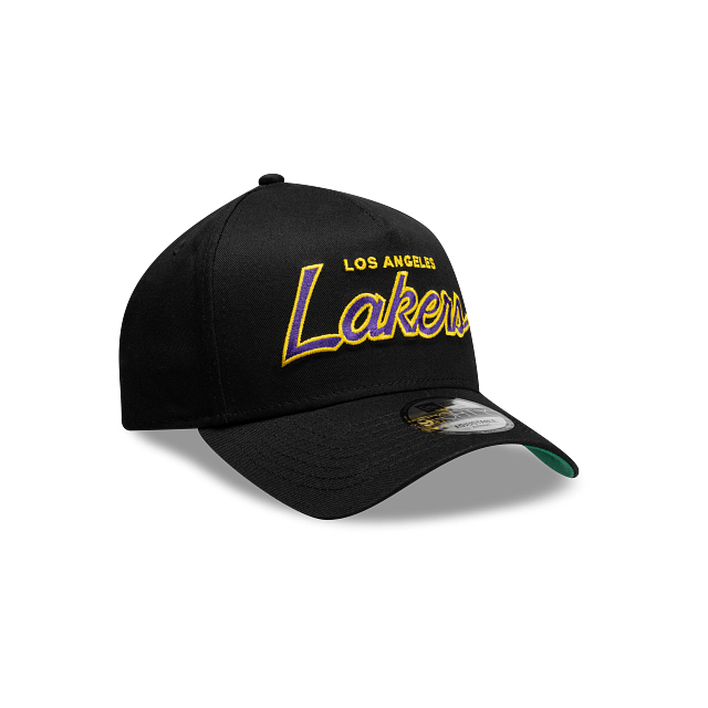 Los Angeles Lakers NBA Wordmark Script 9FORTY A-Frame Snapback