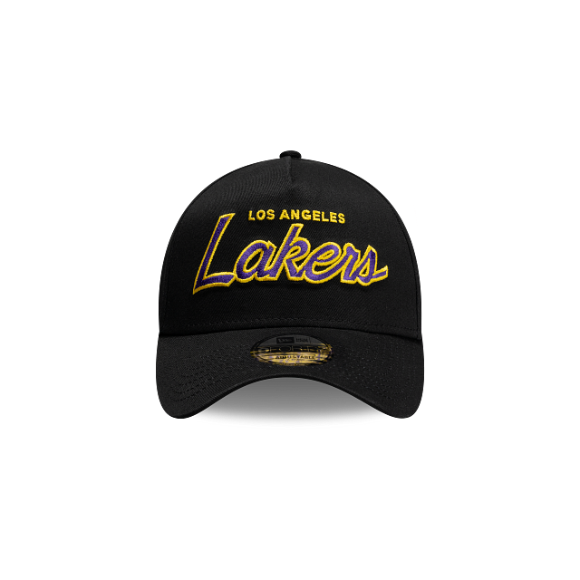 Los Angeles Lakers NBA Wordmark Script 9FORTY A-Frame Snapback