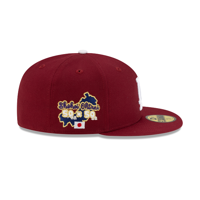 Los Angeles Dodgers MLB Shohei Ohtani 59FIFTY Cerrada Roja