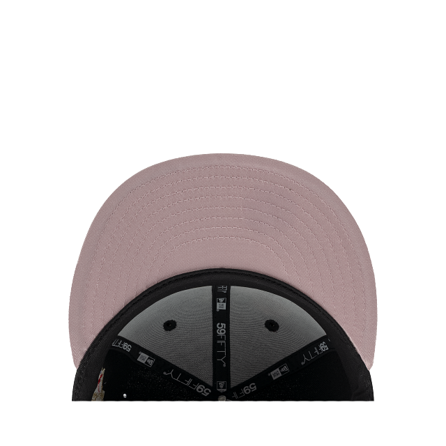 Los Angeles Dodgers MLB Japan Dotted Flower 59FIFTY Cerrada Negra