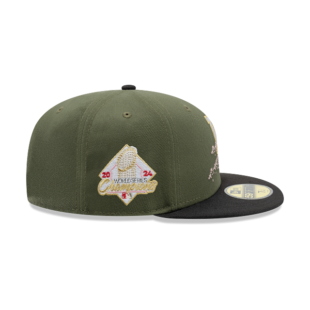 Los Angeles Dodgers MLB Japan Dotted Flower 59FIFTY Cerrada