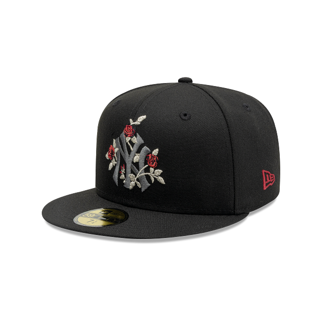 New York Yankees MLB Gothic Flowers 59FIFTY Cerrada