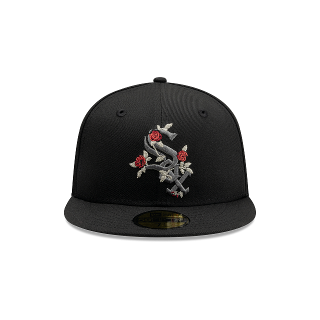 Chicago White Sox MLB Gothic Flowers 59FIFTY Cerrada