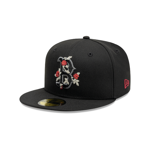 Boston Red Sox MLB Gothic Flowers 59FIFTY Cerrada