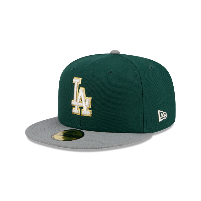 Los Angeles Dodgers MLB Injection Green Storm 59FIFTY  Cerrada