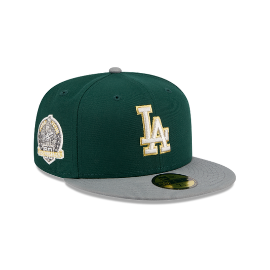 Los Angeles Dodgers MLB Injection Green Storm 59FIFTY  Cerrada