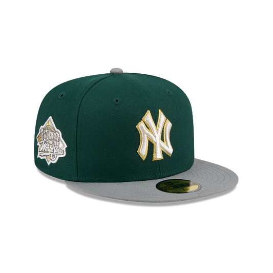 New York Yankees MLB Injection Green Storm 59FIFTY Cerrada