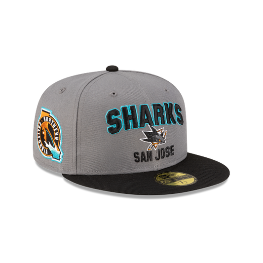 San Jose Sharks NHL Refresh 59FIFTY Cerrada