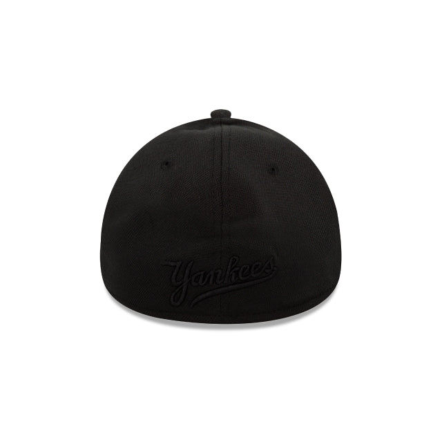 New York Yankees MLB Black on Black 39THIRTY Elástica